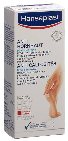 HANSAPLAST ANTI HORNHAUT CREME 20 % INT (N) 75 ML