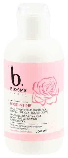 BIOSME WASCHGEL INTIMPFLEGE ROSE PROBIOTIKA 100 ML