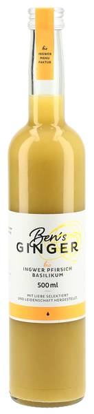 BEN S GINGER INGW-PFIRSI-BASILIKUMKONZ BIO 500 ML