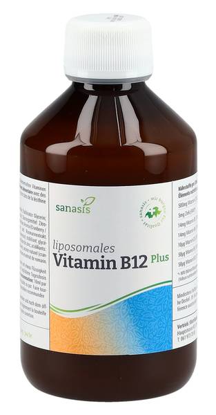SANASIS VITAMIN B12 PLUS LIPOSOMAL FL 250 ML