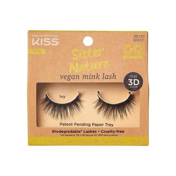 KISS SISTER NATURE VEGAN MINK LASHES IVY (N)