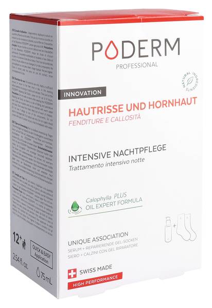 PODERM SERUM HAUTRISSE HORNHAUT 75ML +GELSOCKEN