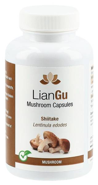LIANGU SHIITAKE MUSHROOMS KAPS DS 120 STK