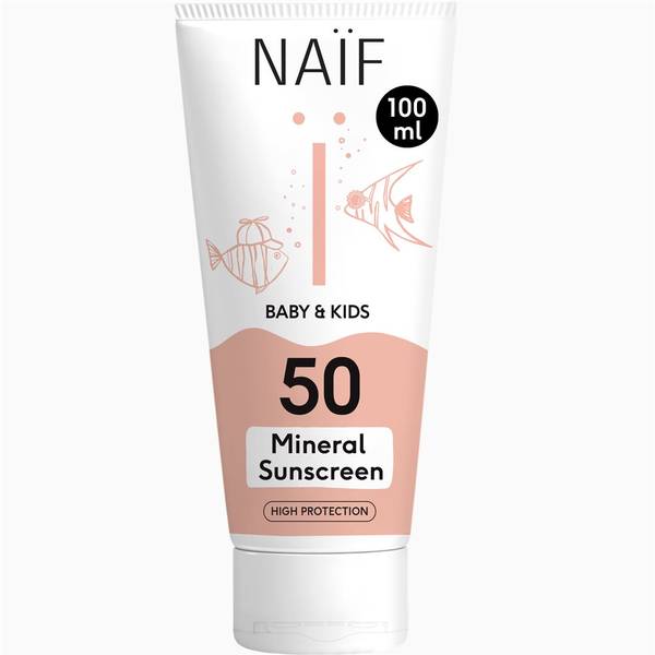 NAIF BABY&KIDS MINERAL SUNSCREEN SPF50 100 ML