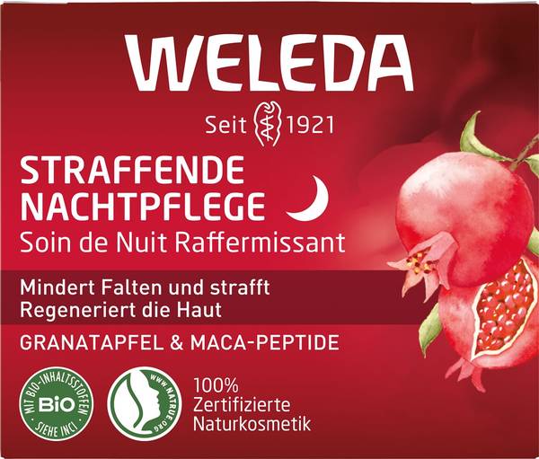 WELEDA NACHTPFLEGE STRAFFEND GRANA&MACA (N) 40 ML