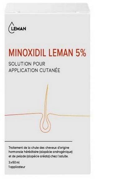 MINOXIDIL LEMAN 5% LÖS 50 MG/ML 3 FL 60 ML