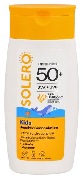SOLERO KIDS SENSITIV SONNENLOTION SPF50+ 200 ML