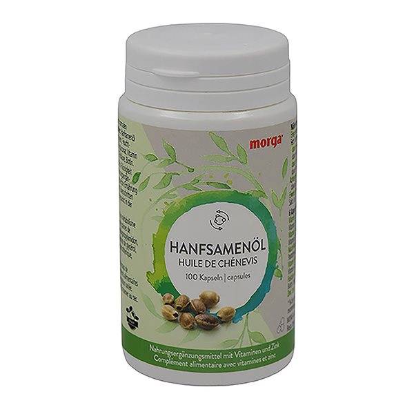 MORGA HANFSAMENÖL VEGICAPS DS 100 STK