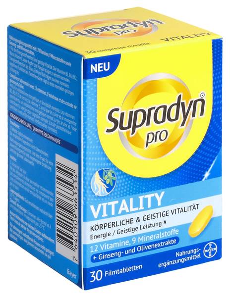 SUPRADYN PRO VITALITY FILMTABL DS 30 STK