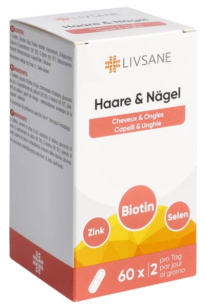 LIVSANE HAARE & NÄGEL KAPS GLAS 60 STK