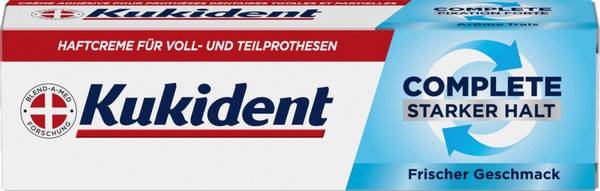 KUKIDENT HAFTCREME COMPLETE ORIGINAL MINZE 47 G
