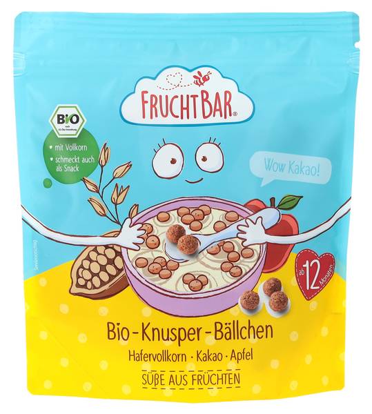 FRUCHTBAR KNUSPER-BÄLLCHEN BIO WOW KAKAO 125 G
