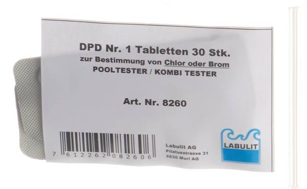 LABULIT POOLTESTER ERSATZTABLETTE DPD NR1 30 STK