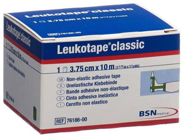 LEUKOTAPE CLASSIC PFLASTERBAND 10MX3.75CM GRÜN
