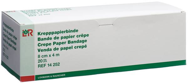 L+R KREPP PAPIER BINDE 8CMX4M 20 STK
