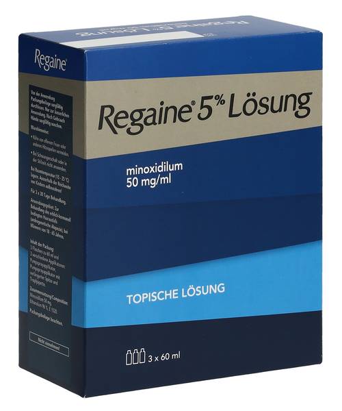 REGAINE TOPISCHE LÖSUNG 5 % 3 FL 60 ML