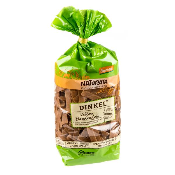 NATURATA DINKEL BANDNUDELN DEMETER 500 G