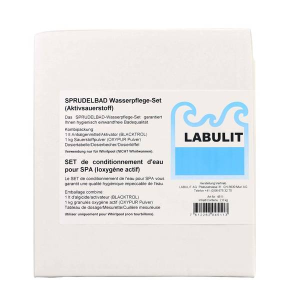LABULIT SPRUDELBAD WASSERPFLEGESET AKTIVSAUER 2 KG