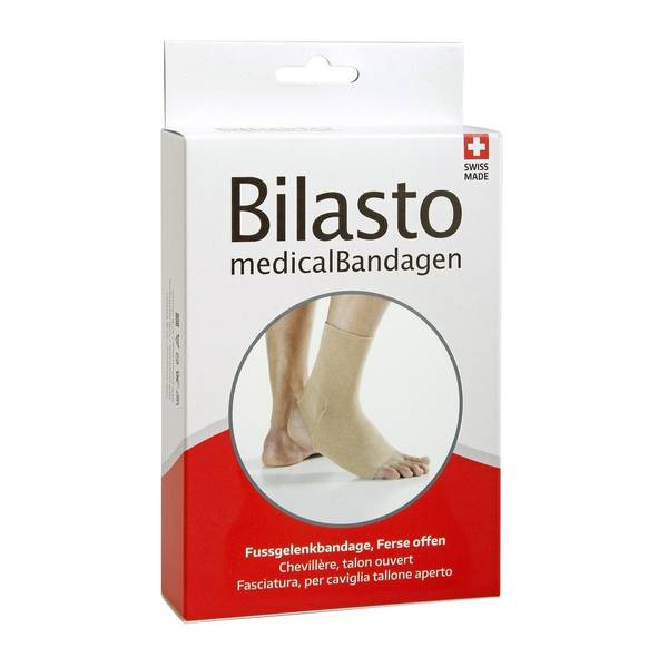 BILASTO FUSSGELENKBANDAGE M FERSE OFFEN BEIGE