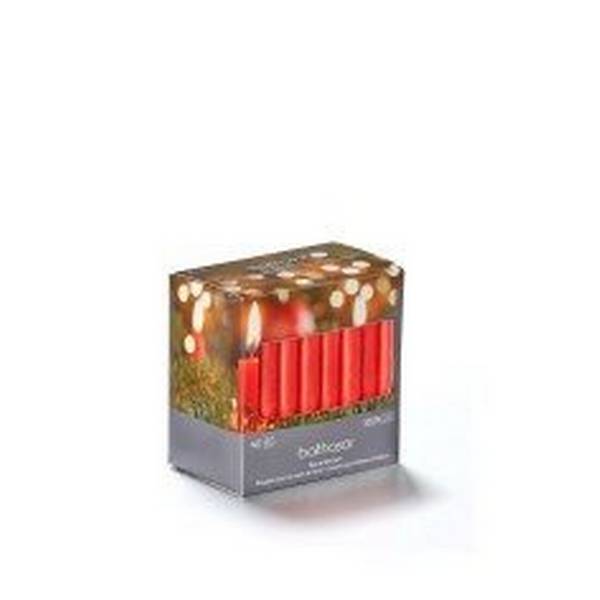 BALTHASAR BOUTIQUE BAUMKERZEN ROT 40 STK