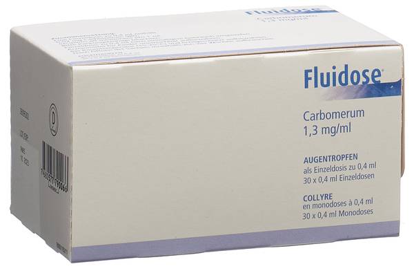 FLUIDOSE GTT OPHT 30 MONODOS 0.4 ML