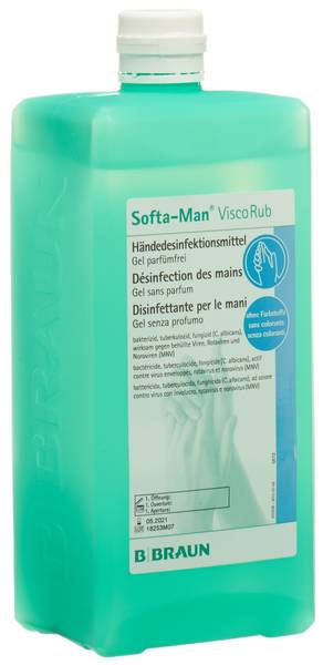 SOFTA-MAN VISCORUB HÄNDEDESINF FL 1000 ML
