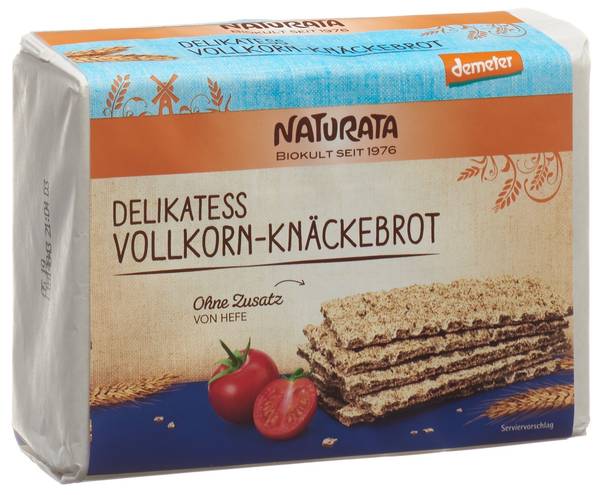 NATURATA KNÄCKEBROT VOLLKORN DELIKATESS 250 G