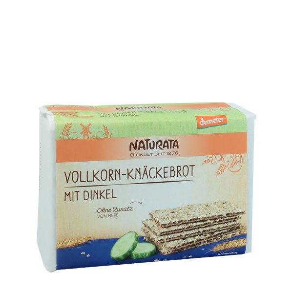 NATURATA KNÄCKEBROT VOLLKORN MIT DINKEL 250 G