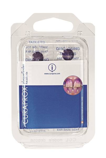 CURAPROX PCA 223 PLAQUESEARCH ANFÄRBETABL 12 STK