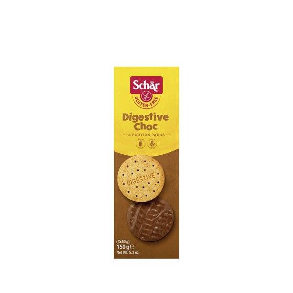 SCHÄR DIGESTIVE CHOC GLUTENFREI 150 G