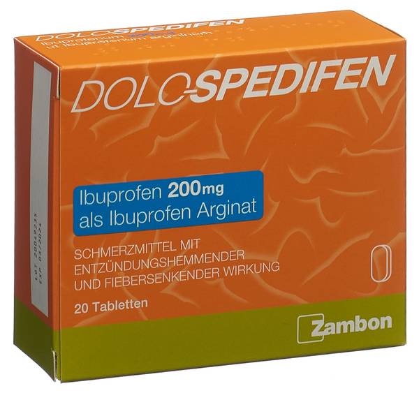 DOLO SPEDIFEN TABL 200 MG 20 STK