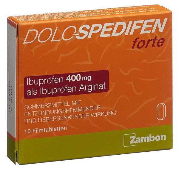 DOLO SPEDIFEN FORTE FILMTABL 400 MG 10 STK