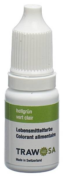 TRAWOSA LEBENSMITTELFARBSTOFF HELLGRÜN 10 ML