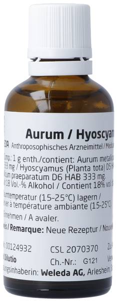 WELEDA AURUM/HYOSCYAMUS COMP DIL 50 ML