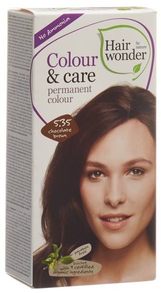 HENNA HAIRWONDER COLOUR & CARE 5.35 CHOCOLAT BRAUN