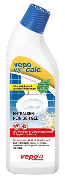VEPOCALC WC ENTKALKER-REINIGER GEL FL 750 ML