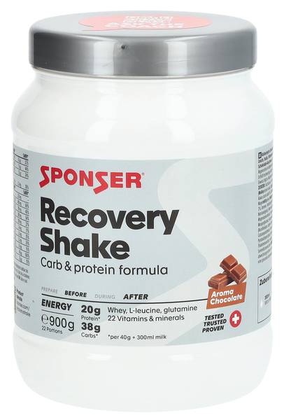 SPONSER RECOVERY SHAKE PLV CHOCOLATE DS 900 G