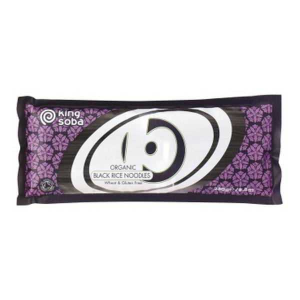 KING SOBA SCHWARZE REISNUDELN GLUTENFREI BIO 250 G