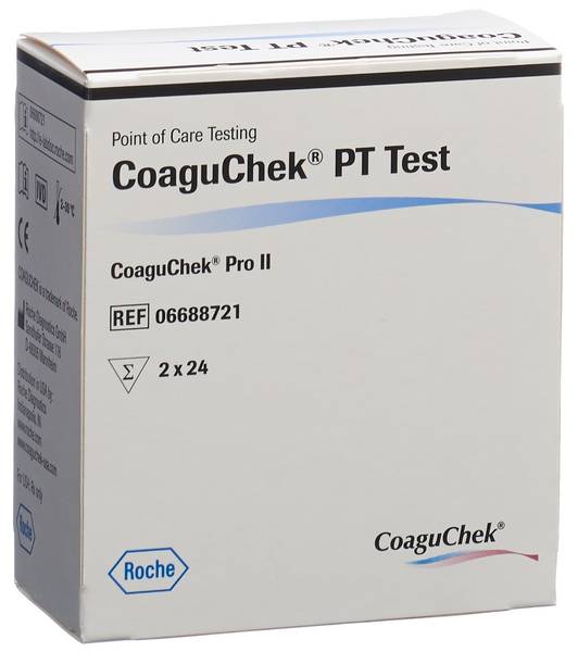 COAGUCHEK PT TEST DE/IT/NL/FR 2 X 24 STK
