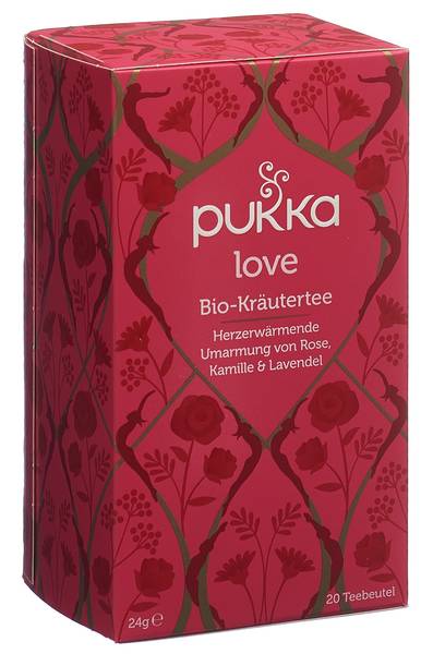 PUKKA LOVE TEE BIO BTL 20 STK