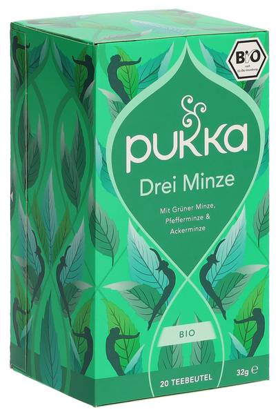 PUKKA DREI MINZE TEE BIO BTL 20 STK