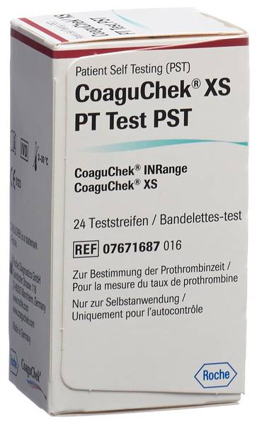 COAGUCHEK XS PT PST DE/IT/NL/FR 24 STK