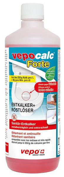VEPOCALC FORTE ENTKALKER+ROSTLÖSER FL 1000 ML