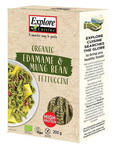 EXPLORE CUISINE FETTUCCINE EDAMAME&MUNGO BIO 200 G
