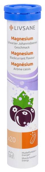 LIVSANE MAGNESIUM SCHWARZER JOHANNISBEEREN 20 STK
