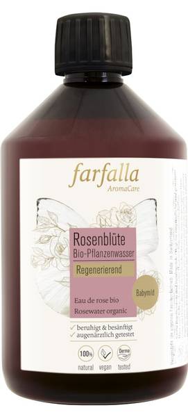 FARFALLA BIO-PFLANZENWASSER ROSENBLÜTE FL 500 ML