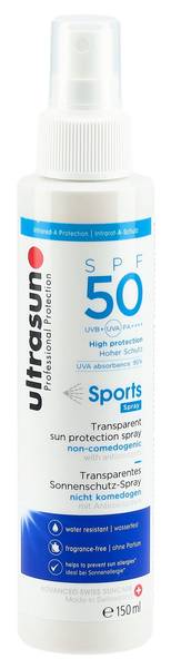 ULTRASUN SPORTS SPRAY SPF 50 150 ML