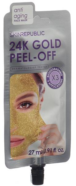 SKIN REPUBLIC 24K GOLD PEEL-OFF FACE MASK 27 ML