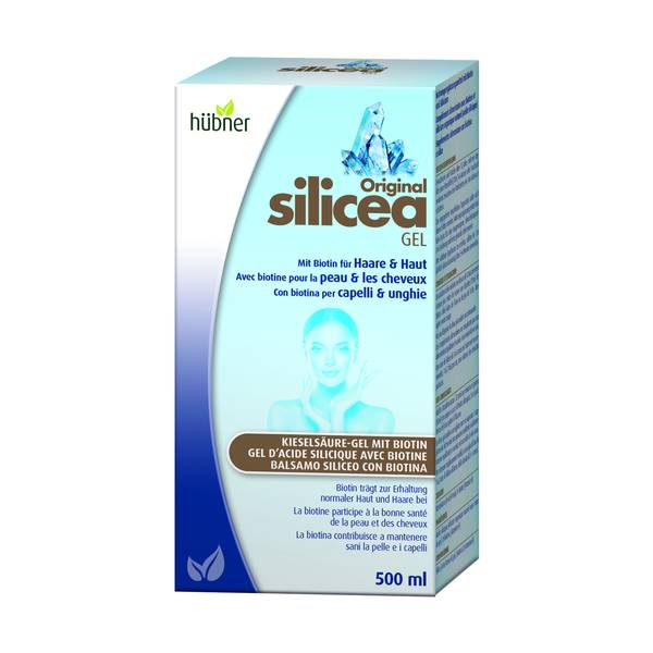 HÜBNER SILICEA GEL MIT BIOTIN HAARE&HAUT 500 ML