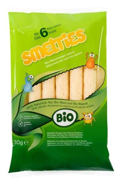 SMELTIES BIO-MAISSTANGEN NATURE 30 G